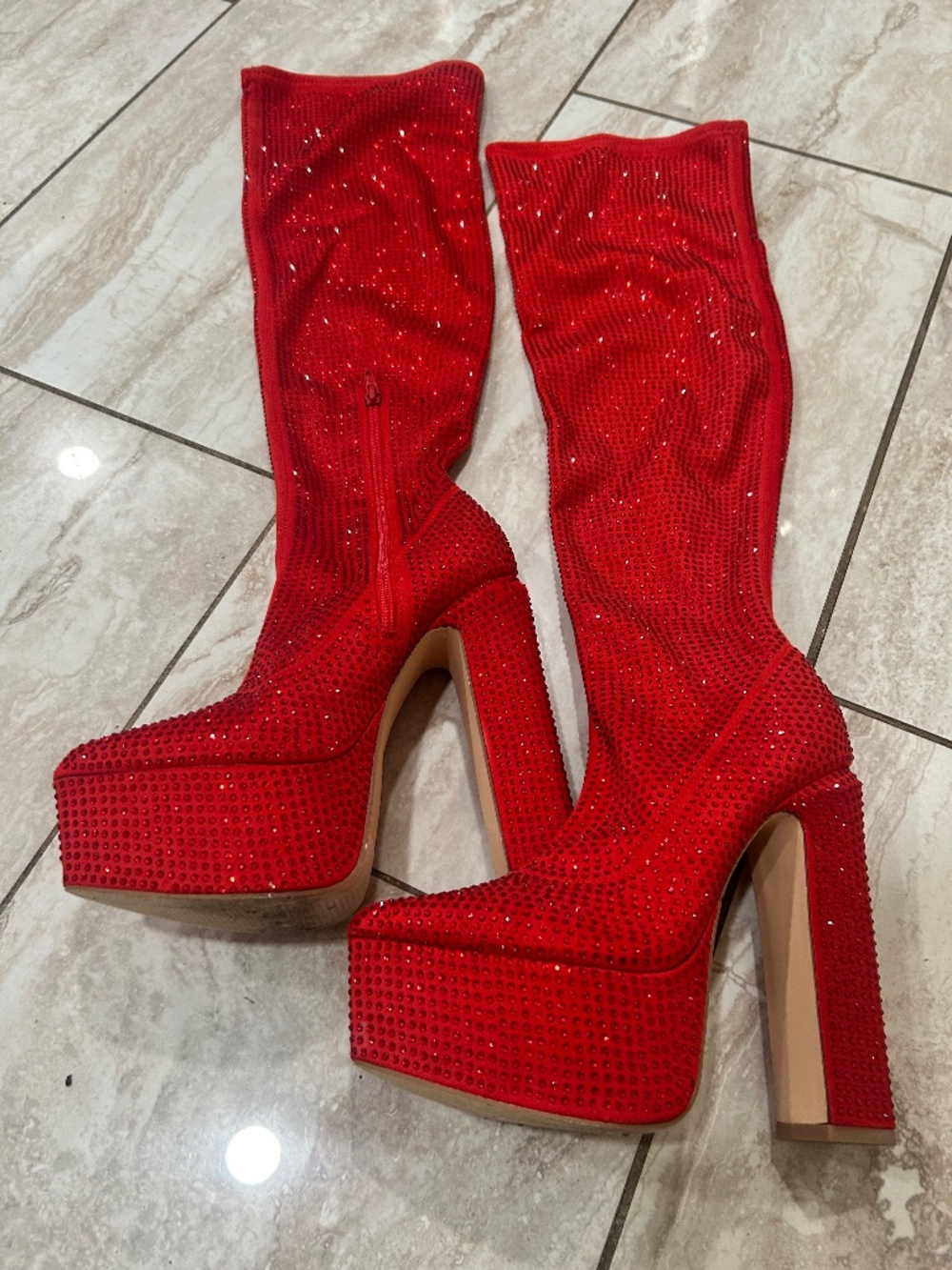 Red sparking Boots